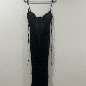 XS house of cb black corset dress